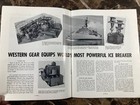 1955 Western Gear Corporation Newsletter Brochure Bell Anti-submarine Helicopter