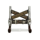 Wild West Gunslinger Holster Toilet Paper Holder Double Pistol Bathroom Decor