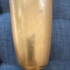 Antique Oriental Brass Engraved Table Lamp Gold Shaded Design