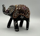 Mixed Media Materials Vintage Elephant Figurine Art Sculpture Free Shipping