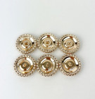 Lot Of 6 Designer Gold Detailed Button 20mm