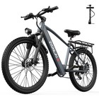 500w Electric Bike 22mph 40 Miles 26in Fat Tire All Terrain Ebike For Adults