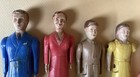 Vintage Renwal Doll Family  44   43   42    41 - Dad  Mom  Brother  Sister  baby