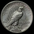 2022 Peace Dollar Broken Sword Moonlight Mint Daniel Carr Overstike Us Coin 38mm