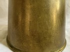 Queen Ann Copper And Brass Handheld Megaphone   Foghorn 14 7 8 Engraved Vintage
