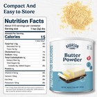 Augason Farms Butter Powder  Gluten Free Salted  Shelf Stable  510 Servings
