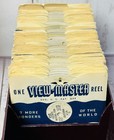 2 Vintage Sawyer   s View-master Bakelite Viewer Lot W 53   7 Wonders Reels   Case