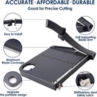 W u Paper Cutter heavy Duty Guillotine Paper Trimmer