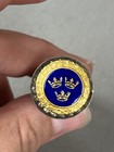 Sweden Mechanical Sugar Tongs - Silver Tone Olive pickle Grabber Crown Crest Mcm