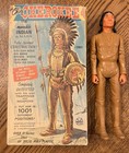 Super Rare Marx Johnny West Vintage Canadian Chief Cherokee In First Edition Box