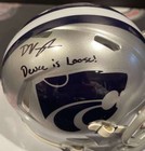 Deuce Vaughn Signed Kansas State Ksu Mini Helmet W  Deuce Is Loose  Bas Coa