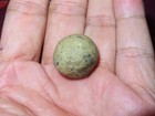 Thai Buddhist Round Green Color Natural Luminous Glow In Dark Stone  q1 