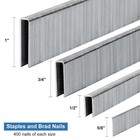 304 Stainless Steel 18 Gauge 1 4 Inch Narrow Crown Staples 1600-count  1 2 3 4