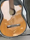 Fender Cn-140sce Thinline Concert Nylon String Acoustic Guitar Natural W case