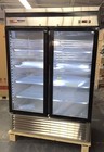 New Freezer 2 Double Door Glass Front Reach In Freezer Frozen Food Merchandiser