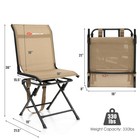 Goplus Folding 360   Silent Swivel Hunting Chair Blind Chair All-weather Outdoor