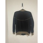 Vintage Bonnie Blain Black Gold Stars Moon Zip Up Track Sweatshirt Size M Usa