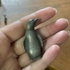 Vintage Pewter Penguin Miniature Figurine Heavyweight