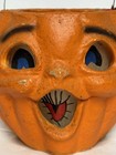 Vintage Halloween-paper Mache-choir Boy Pumpkin-insert Replaced-5 5 