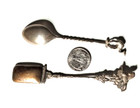 Vintage 900 Silver Egypt Souvenir Spoons Lot Sphinx Camel 1920s