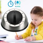 Mechanical Long Ring Bell Alarm Loud 60-minute Kitchen Cooking Wind Up Timer Us