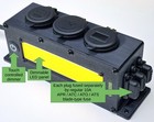 12v 24v Mini Power Box Usb Led Charger Camping Rooftop Tent Rtt Caravan 4x4 4wd