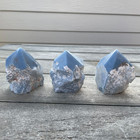 Spirit Connection Angelite Top Polished Point   Angelite Tower   Spirit Guides  