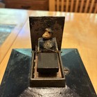 Antique Pat 1869 Halls Excelsior Bank Mechanical Cast Iron Coin Original Paint