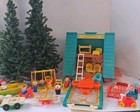 Vtg  Fisher-price Little People A-frame House  100  Complete     xtras euc  mint
