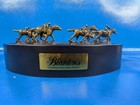 Blanton   s Bourbon Whiskey Cork Bottle Stopper W race Horse   Jockey Complete Set