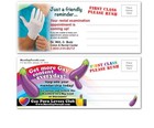 4 Pack Adult Prank Postcards - Pregnancy Test Joke Revenge Gag Gift Gay Porn Std