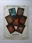 Wurlitzer Phonograph Line Rowe Black Magic Jukebox Trade Magazine Ad Artwork