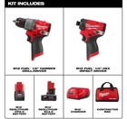 Milwaukee 3497-22 M12 Fuel 2-tool Combo Kit Hammer Drill Open Box New