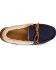 Featherstone Men s Sherpa Lined Moccasin Slippers Memory Foam Indoors Size 8-9