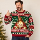 Funny Jesus Ugly Christmas Sweater  The Original Christmas Birthday