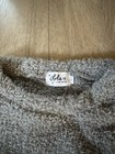 Lola   The Boys Set Sweatpants Smiley Fuzzy Fleece Joggers Unisex Gray Size 8
