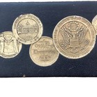 Antique Golf Ball Box Us Open  Pga  Masters  Siwanoy  St  Andrews  Augusta C1956