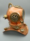 Decorative Copper Brass Antique Replica Deep Sea Divers Diving Helmet 8 Inch