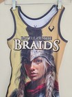 Vantage Battle Of The Braids Wrestling Singlet Womens Sm Small Graphic Armor