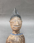 Lovely Small Old West African Tribal Art Nigerian Yoruba Ibeji Doll With Beads