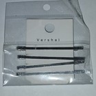 Vershal Decorative Rhinestone Bobby Pins Set  Silver clear Metal Hair Clips