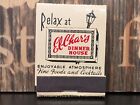 Vintage Feature Matchbook Full Unstruck Complete El Chars Dinner House