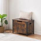 Storage Trunk With Metal Frame Entryway Shoes Bench Large Storage Organizer