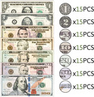 105 Pcs Fake Money Prop Money Play Money For Number Learning Education Toys For
