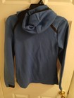 Kentucky Wildcats Ncaa Nike Jacket Mens Small Royal Blue Dri-fit Hooded Full Zip
