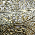 Antique Vintage Brass Metal Decorative Wall Plate Bowl Plate  coalbrookdale  