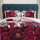 Bebejan Zinnia 3 Piece Cotton Sateen Reversible Comforter Set - Queen   King