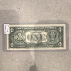 Us  1 Federal Reserve Note 1977 One Dollar Bill  Offset Printing Error 