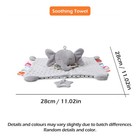 Soft Plush Elephant Security Blanket Baby Comfort Toy Lovey For Boys Girls