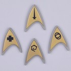 For Strange New Worlds Magnet Badges Commander Engineer Science Brooches Pins